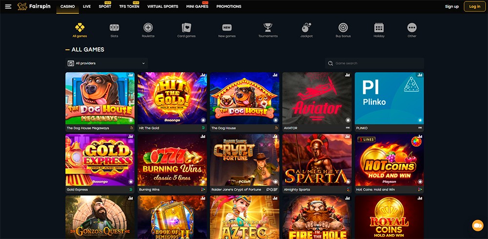 Slot Fairspin.