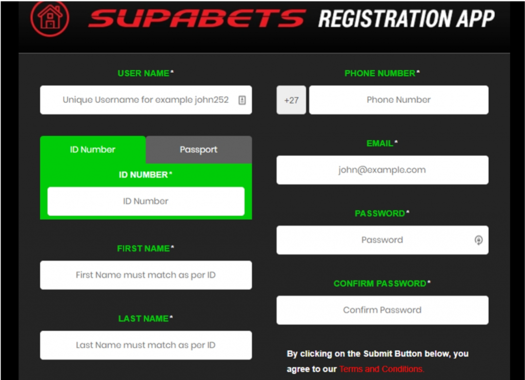 Aviator Supabets Casino Registration App.
