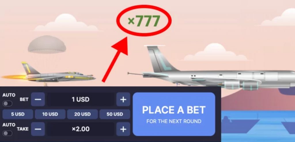 Bojová hra F777 online kasino.